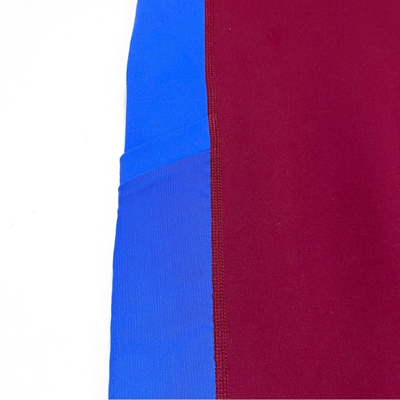 Fabletics On The Go PowerHold High Waisted Legging Pockets Colorblock SZ Medium - Picture 7 of 12